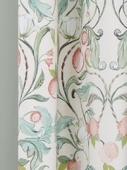 Catherine Lansfield Clarence Floral Lined Eyelet Eyelet Curtains - Image 3 of 3