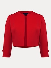 Phase Eight Red Zoele Bow Detail Jacket - Image 6 of 6