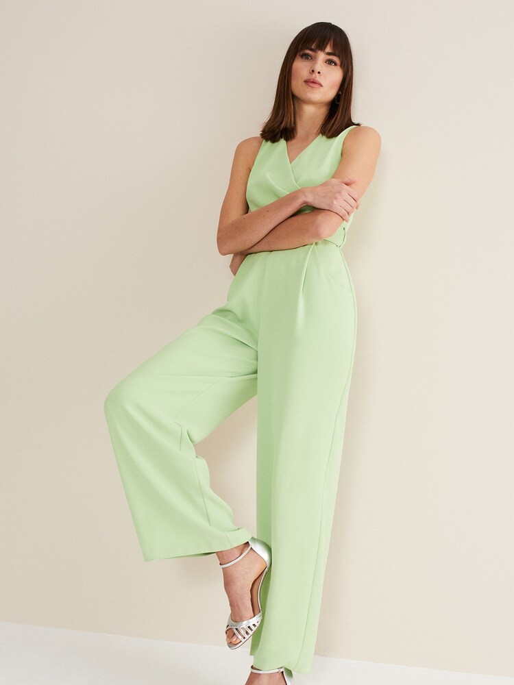 Phase Eight Green Lissia Jumpsuit - Image 1 of 6 Phase Eight Green Lissia Jumpsuit - Image 1 of 6