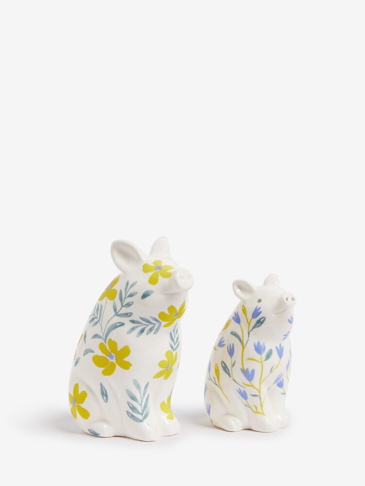 Set of 2 Multi Pat and Penny Pig Ornaments - Image 3 of 4