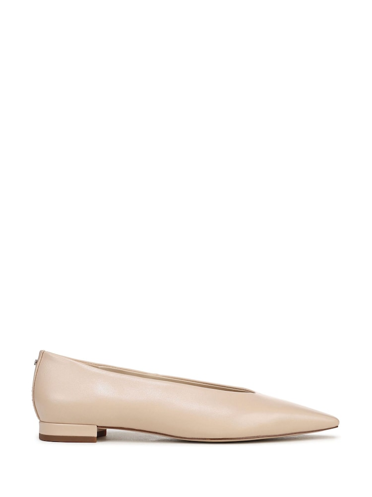 Sam Edelman Cream Emory Regular Fit Ballet Flats - Image 1 of 7 Sam Edelman Cream Emory Regular Fit Ballet Flats - Image 1 of 7