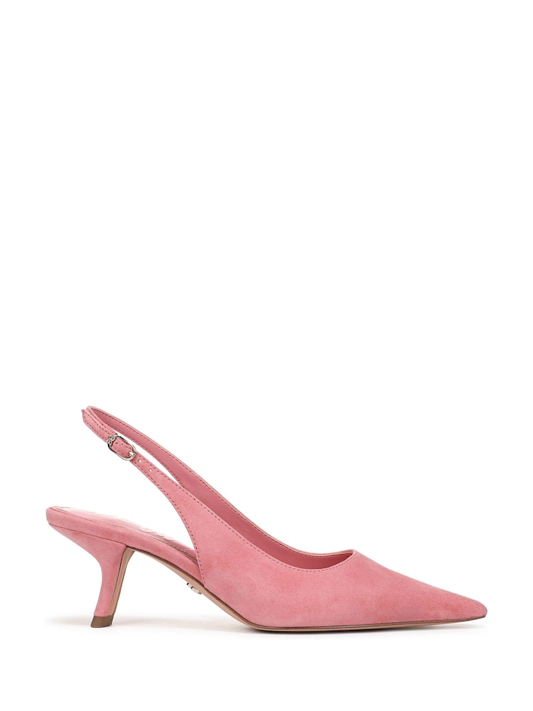 Sam Edelman Pink Bianka Sling Regular Fit Slingbacks Shoes - Image 1 of 6 Sam Edelman Pink Bianka Sling Regular Fit Slingbacks Shoes - Image 1 of 6