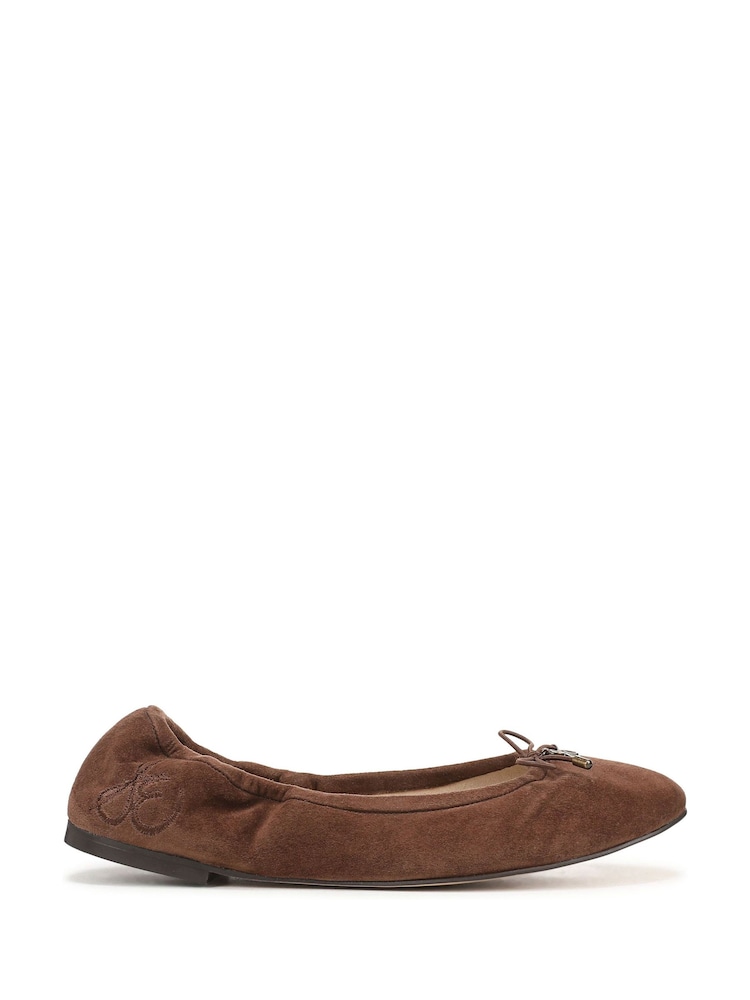 Sam Edelman Brown Felicia Regular Fit Ballet Flats - Image 1 of 7 Sam Edelman Brown Felicia Regular Fit Ballet Flats - Image 1 of 7