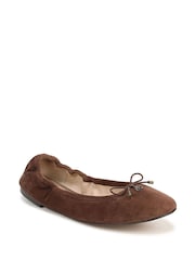 Sam Edelman Brown Felicia Regular Fit Ballet Flats - Image 3 of 7