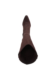 Sam Edelman Chocolate Brown Wyatt Regular Fit Knee High Western Boots - Image 6 of 7