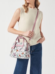 Radley London Medium Finsbury Park Regents Rose White Zip-Top Multiway Bag - Image 4 of 4