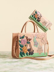 Radley London Pink Medium Life Is Rosy Zip-Top Multiway Bag - Image 2 of 5