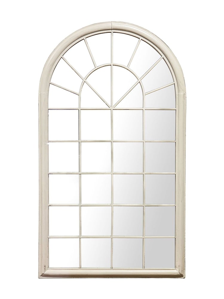 Gallery Home White Bovedy Outdoor Mirror Gatehouse - Image 3 of 3