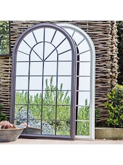 Gallery Home Brown Bovedy Outdoor Mirror Ember - Image 1 of 3
