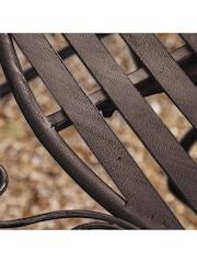 Gallery Home Black Noir Garden Cavana 2 Seater Bistro Set - Image 3 of 3