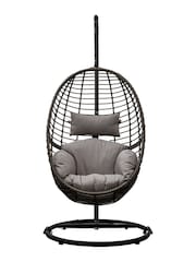 Gallery Home Grey Garden Navan Hanging Egg Chair - Image 1 of 2