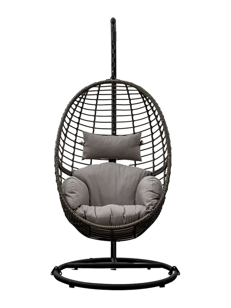 Gallery Home Grey Garden Navan Hanging Egg Chair - Image 1 of 2