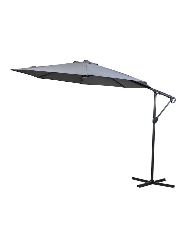 Gallery Home Grey Garden Ballylar 3M Cantilever Parasol - Image 4 of 4