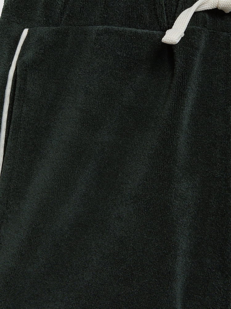 Reiss Green Fredericks Senior Towelling Drawstring Shorts - Image 6 of 6