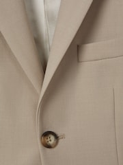 Reiss Stone Fine 9-12 yrs Cotton Single-Breasted Blazer - Image 4 of 4