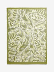 Nina Campbell Green Tree Fer Flatweave Wool Rug - Image 4 of 4
