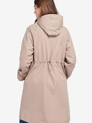 Barbour® Dusty Pink Ezili Waterproof Longline Coat - Image 2 of 6