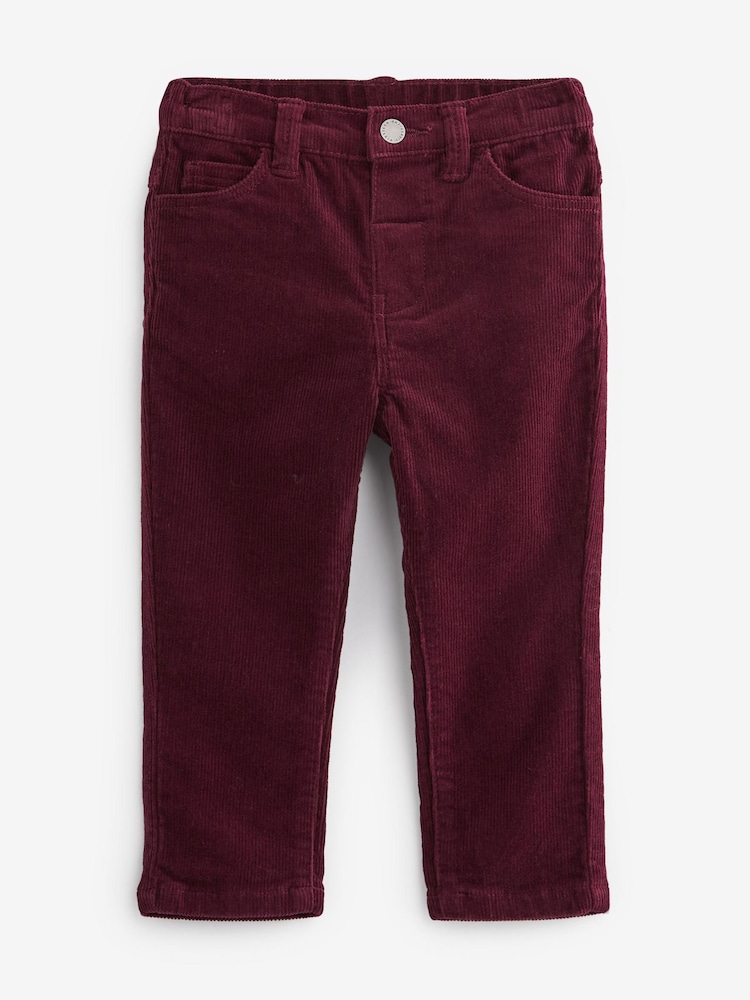 Plum Purple Corduroy Trousers (3mths-7yrs) - Image 1 of 3