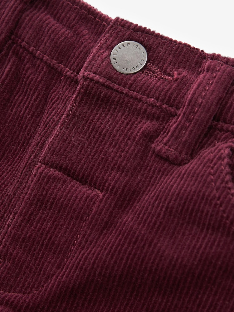 Plum Purple Corduroy Trousers (3mths-7yrs) - Image 3 of 3