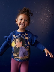 Navy Blue Disney Wish Top & Leggings Set (3mths-7yrs) - Image 2 of 10