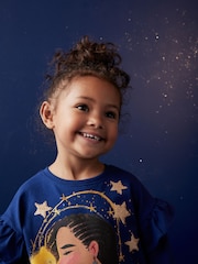 Navy Blue Disney Wish Top & Leggings Set (3mths-7yrs) - Image 3 of 10