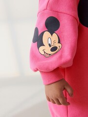 Růžová - Disney Mickey Mouse Sweat Šaty (3měsíců-7let) - Image 3 of 7