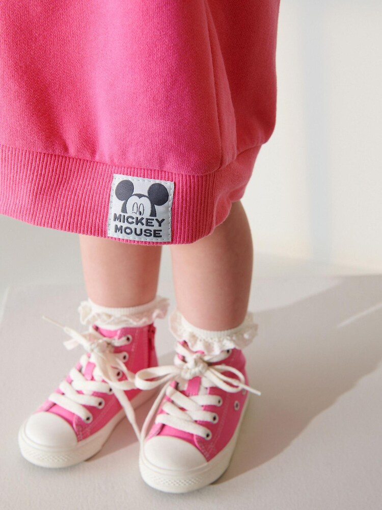 Růžová - Disney Mickey Mouse Sweat Šaty (3měsíců-7let) - Image 4 of 7
