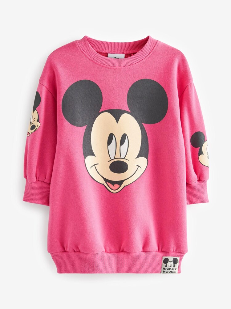 Růžová - Disney Mickey Mouse Sweat Šaty (3měsíců-7let) - Image 5 of 7