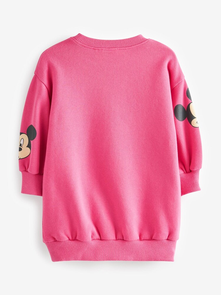 Růžová - Disney Mickey Mouse Sweat Šaty (3měsíců-7let) - Image 6 of 7