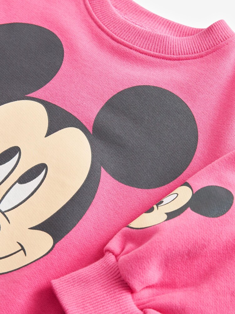 Růžová - Disney Mickey Mouse Sweat Šaty (3měsíců-7let) - Image 7 of 7