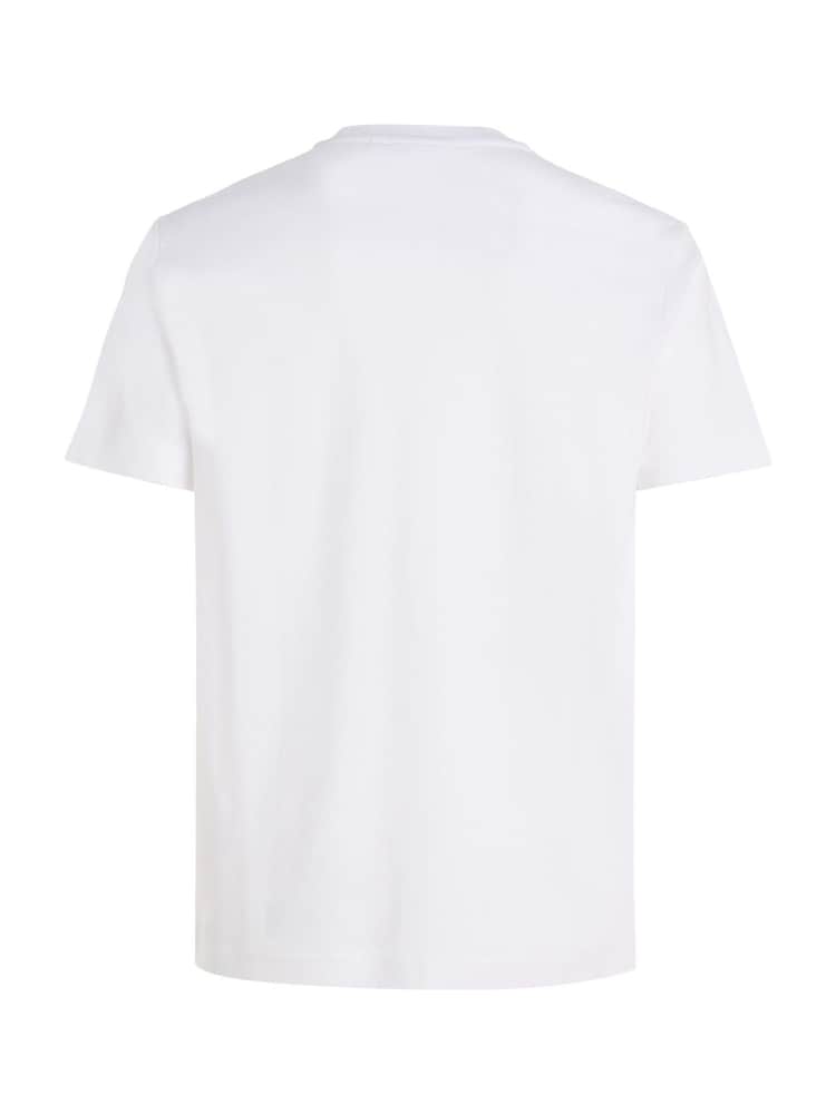 Calvin Klein White Micro Logo T-Shirt - Image 3 of 3