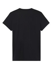 Calvin Klein Black 100% Cotton Monologo Slim T-Shirt - Image 4 of 5