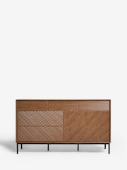 Dark Natural Marlow Oak Effect 7 Drawer Chest of Drawers - Image 8 of 11