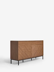Dark Natural Marlow Oak Effect 7 Drawer Chest of Drawers - Image 9 of 11