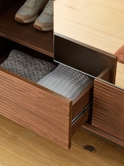 Dark Natural Marlow Oak Effect Triple, 2 Drawers Wardrobe - Image 4 of 9
