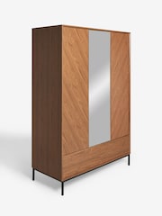 Dark Natural Marlow Oak Effect Triple, 2 Drawers Wardrobe - Image 7 of 9