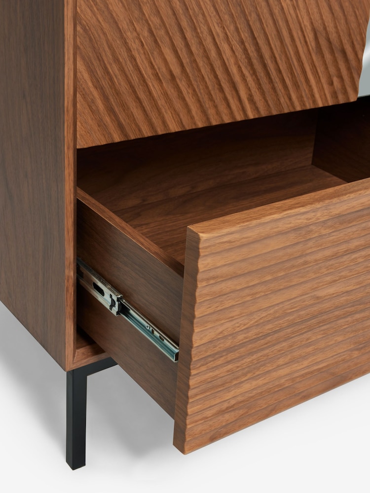 Dark Natural Marlow Oak Effect Triple, 2 Drawers Wardrobe - Image 9 of 9