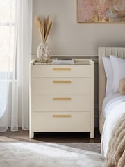 Light Natural Scarlett Upholstered Chest of Drawers - Image 1 of 8
