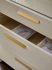 Light Natural Scarlett Upholstered Chest of Drawers - Image 3 of 8