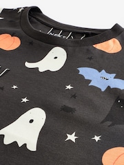 Grey Matching Family Halloween 100% Cotton Pyjamas - Image 11 of 12