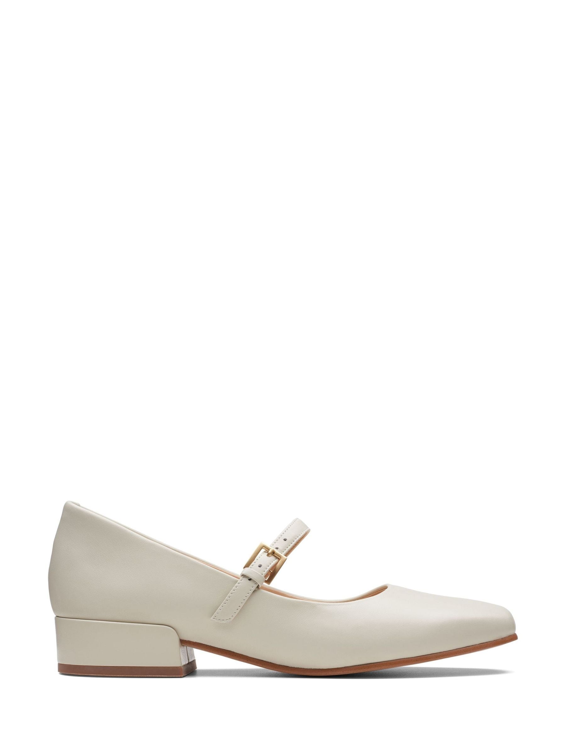 Buy Clarks Cream Ivory Leather Seren30 Buckle Shoes from Next Austria