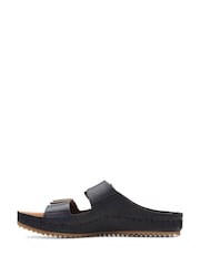 Clarks Black Leather Brookleigh Sun Sandals - Image 2 of 7