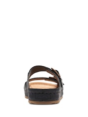 Clarks Black Leather Brookleigh Sun Sandals - Image 6 of 7