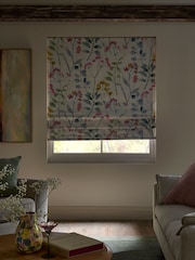 Pastel Multi Ready Made Blackout Isla Floral Print Roman Blinds - Image 4 of 10