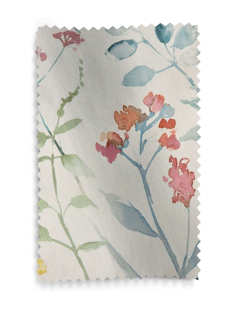 Pastel Multi Ready Made Blackout Isla Floral Print Roman Blind - Image 8 of 8 Pastel Multi Ready Made Blackout Isla Floral Print Roman Blind - Image 8 of 8