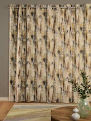 Cortinas abstratas revestidas com ilhós de jacquard - Imagem 3 de 5