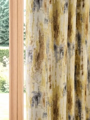 Cortinas abstratas revestidas com ilhós de jacquard - Imagem 4 de 5