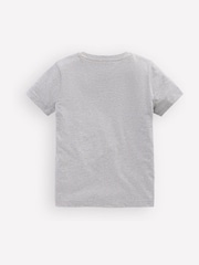 Boden Grey Linear Stitch T-Shirt - Image 2 of 3