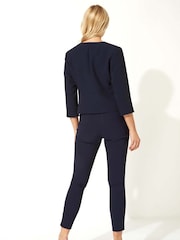 Roman Blue Tailored Jacquard Jacket - Image 2 of 3