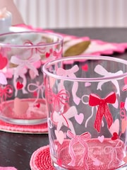 Set of 4 Heart and Bow Tumbler Glasses - Imagem 3 de 4